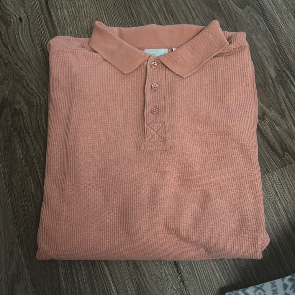 Fieldmaster Short Sleeve Polo Waffle Shirt